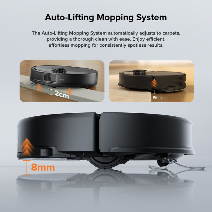 roborock q10 x5 robô aspirador e mop com potência de sucção de 10.000 pa