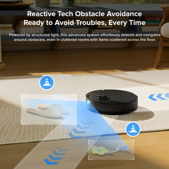 roborock q10 x5 robô aspirador e mop com potência de sucção de 10.000 pa