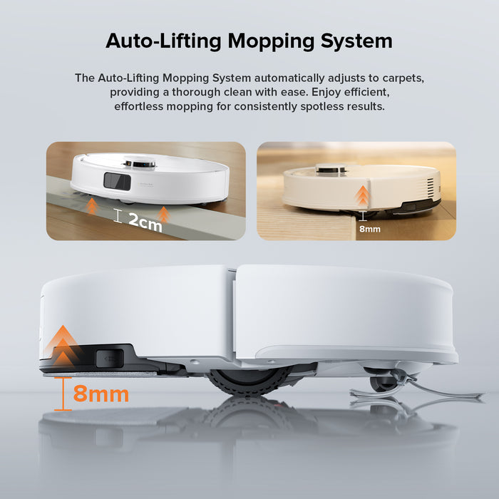 roborock q10 x5 robô aspirador e mop com potência de sucção de 10.000 pa
