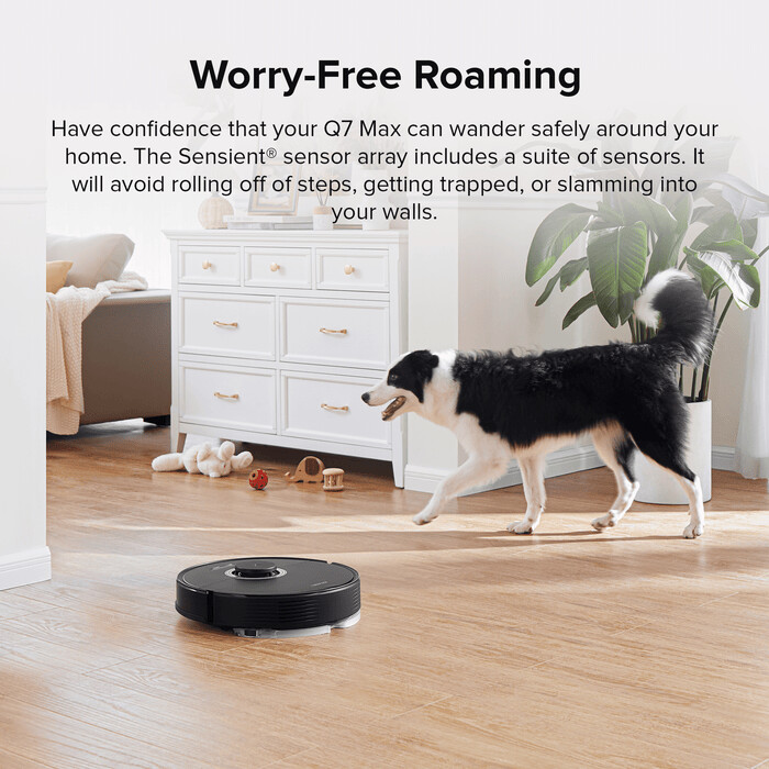 roborock q7 max aspirador e lavador robô com potência de sucção de 4200 pa