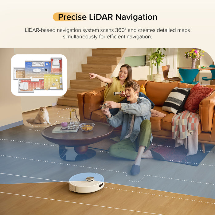 roborock q7 m5 aspirador e mop robô com potência de sucção de 10.000 pa versão atualizada do q7 max
