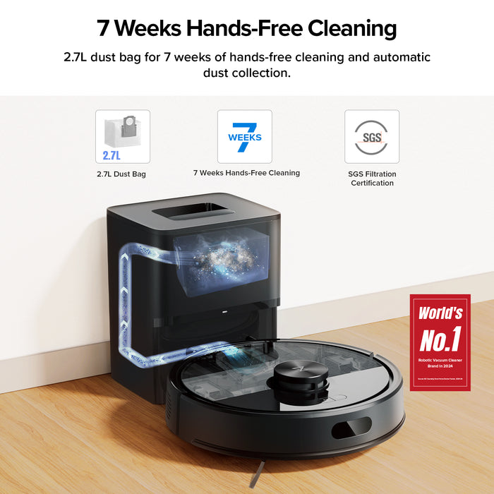 roborock q7 m5 robô aspirador e mop com base de esvaziamento automático atualizado do q7 max