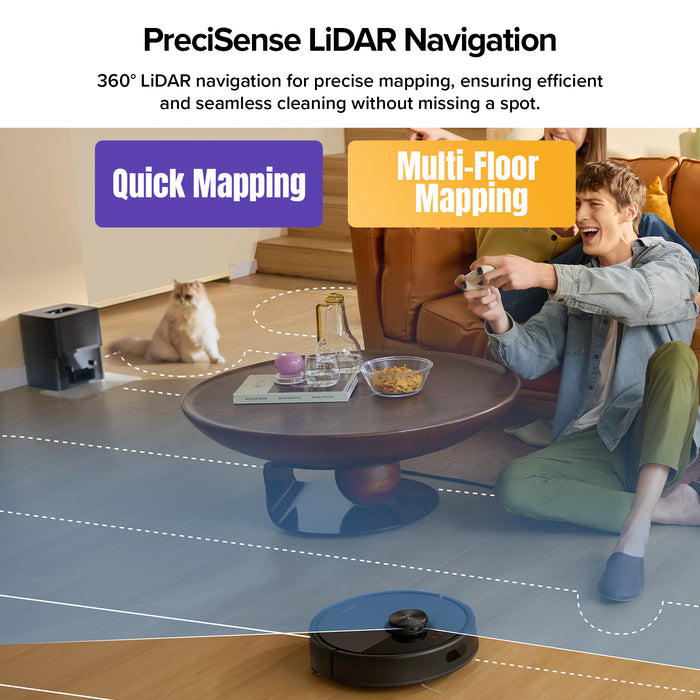 roborock q7 m5 robô aspirador e mop com base de esvaziamento automático atualizado do q7 max