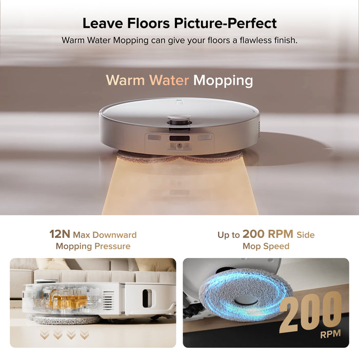 roborock qrevo curvx aspirador robô com base multifuncional 3.0 thermo
