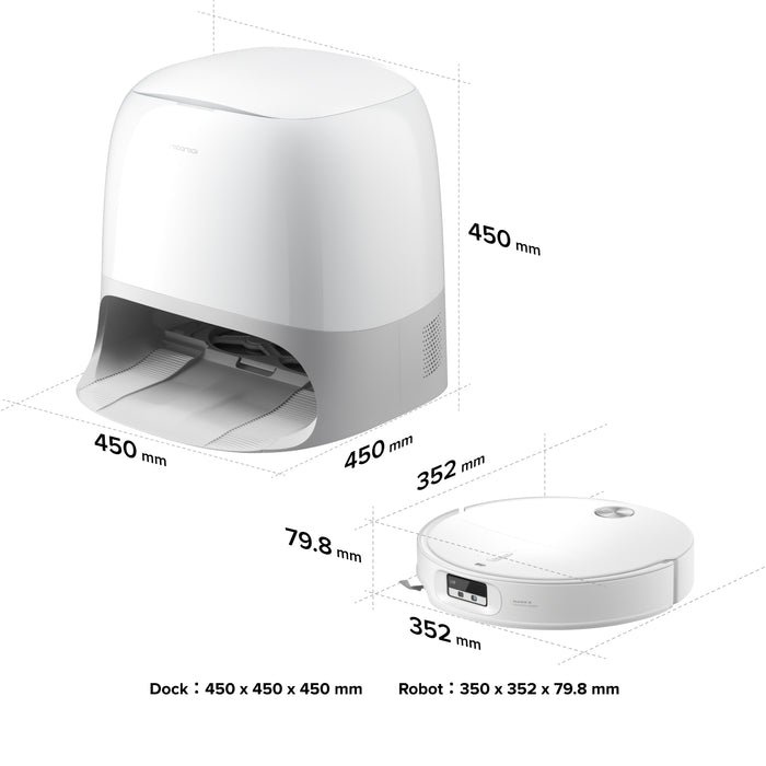 roborock qrevo curvx aspirador robô com base multifuncional 3.0 thermo