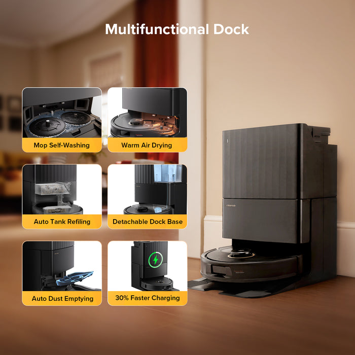 roborock qrevo s5v robô aspirador com base multifuncional versão atualizada do qrevo pro