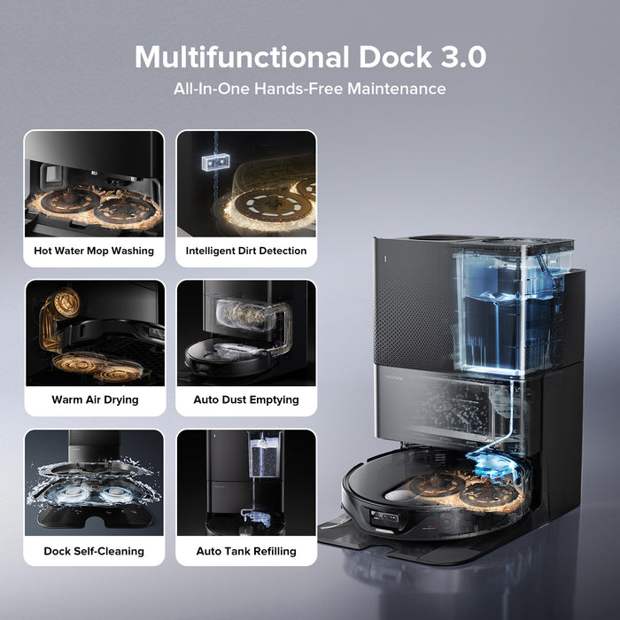 roborock qrevo slim robot vacuum com base de limpeza multifuncional 3.0 versão atualizada do qrevo master