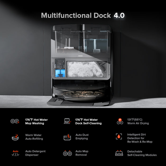 roborock saros 10r robô aspirador com base multifuncional 4.0 atualizado do s8 maxv ultra