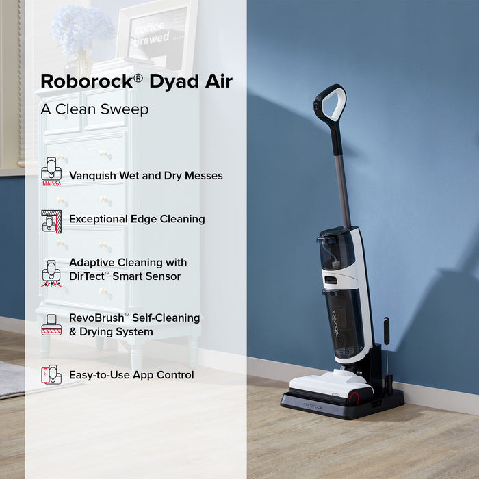 aspirador de pó e água roborock dyad air