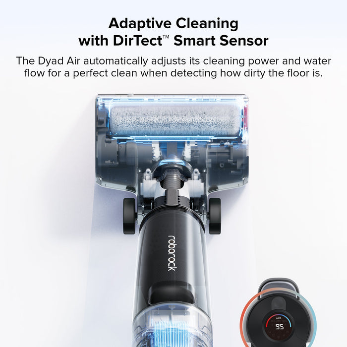 aspirador de pó e água roborock dyad air