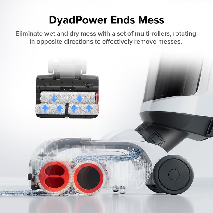 aspirador de pó e água roborock dyad pro combo 5 em 1