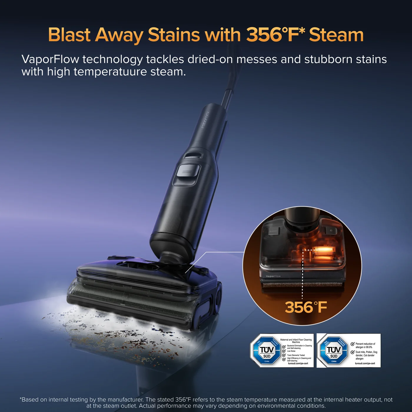 roborock f25 ultra wet amp dry vacuum com vapor e cl de alta temperatura