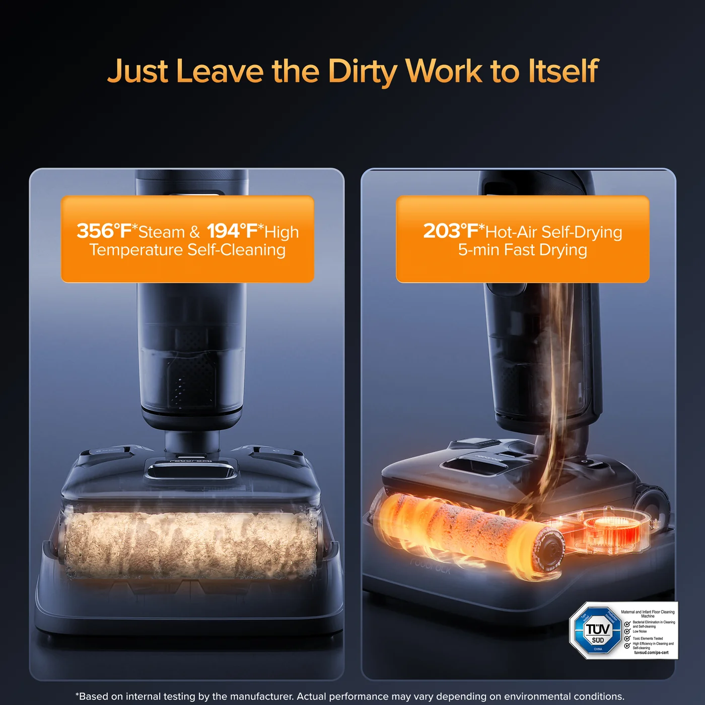 roborock f25 ultra wet amp dry vacuum com vapor e cl de alta temperatura