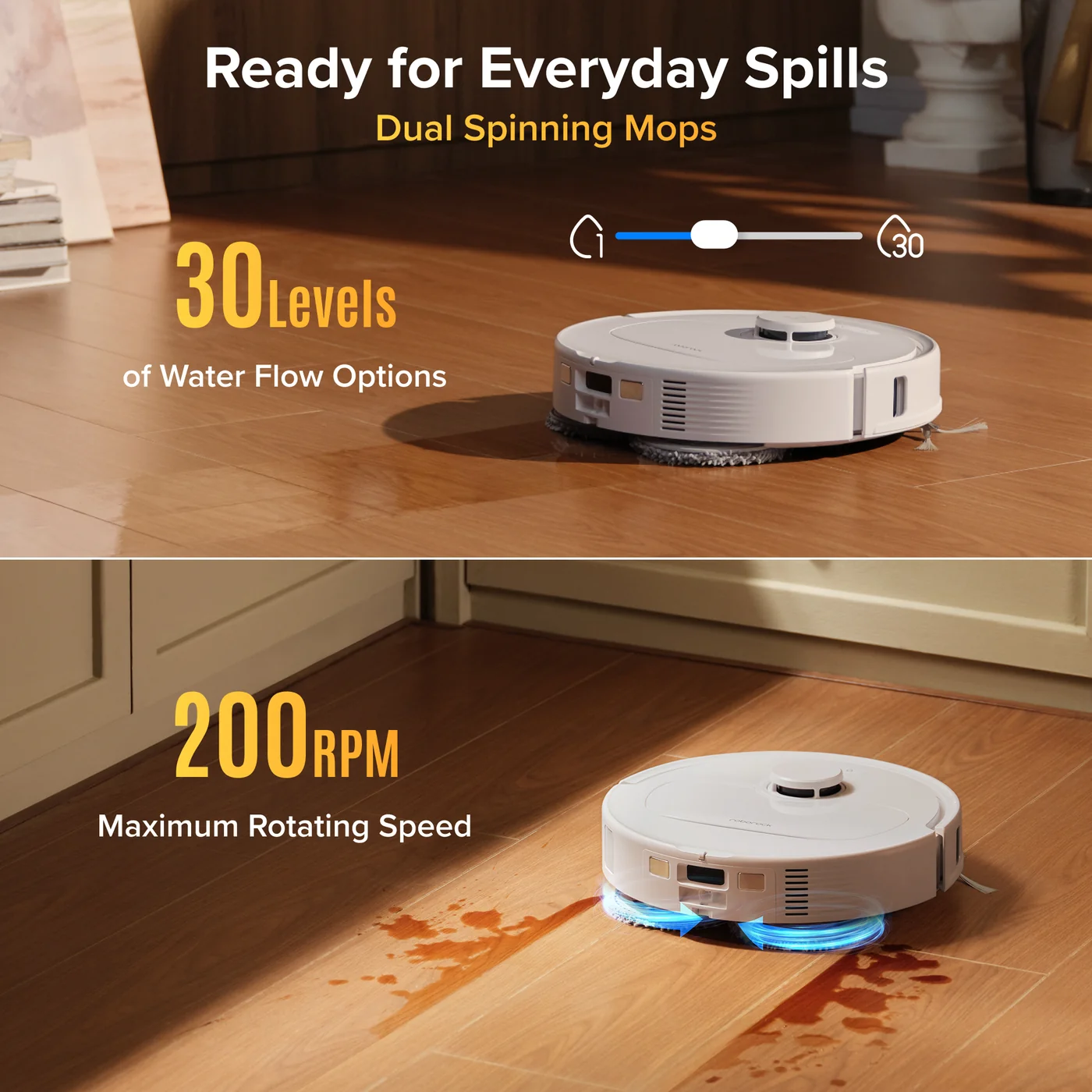 roborock qrevo s pro robot aspirador e esfregão - 18.500 pa de sucção e multif