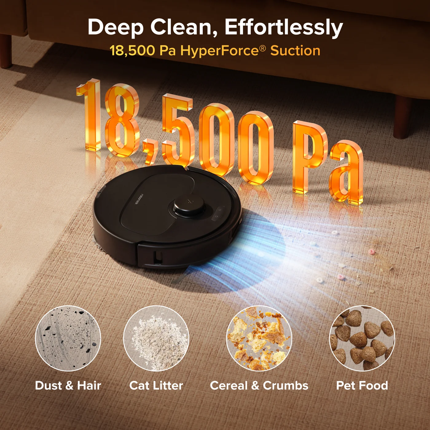 roborock qrevo s pro robot aspirador e esfregão - 18.500 pa de sucção e multif
