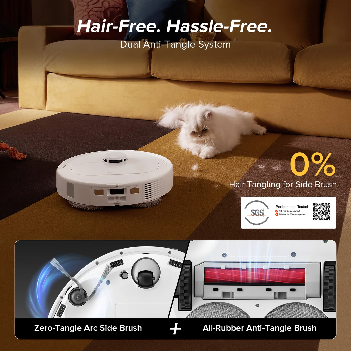 roborock qv 35a robot vacuum com dock multifuncional atualizado de