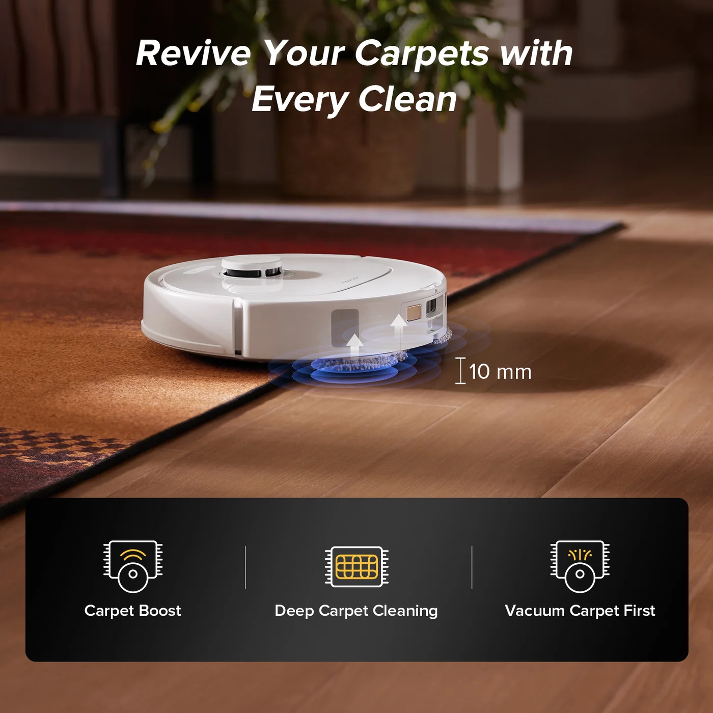 roborock qv 35a robot vacuum com dock multifuncional atualizado de