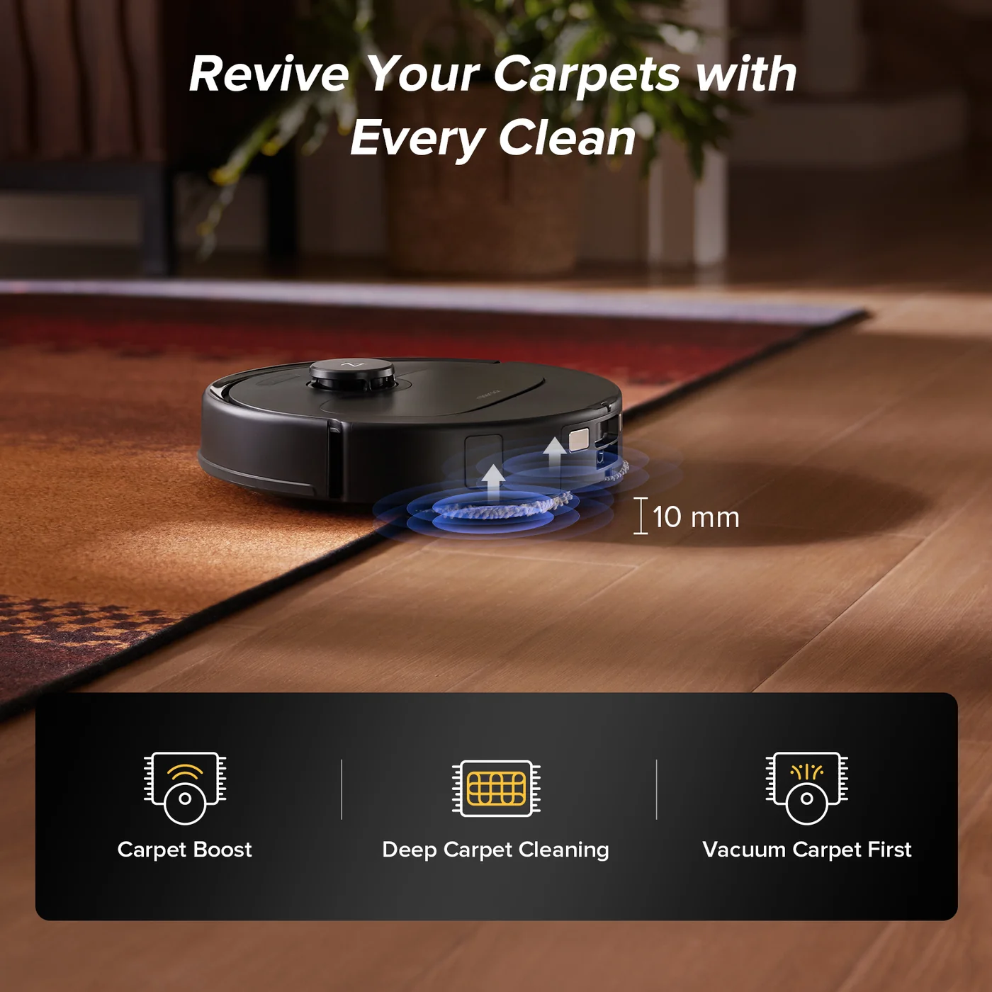 roborock qv 35a robot vacuum com dock multifuncional atualizado de
